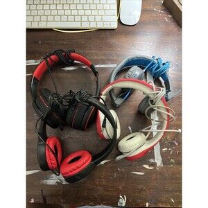 Lot of 4 Corded Headphones Harry Potter Jlab Rorsou